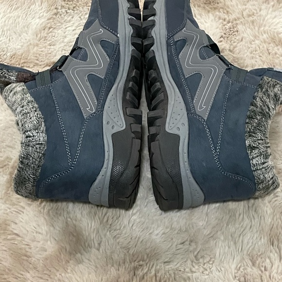 Women's Fashion Walking Shoes Hook Loop Outdoor Winter Warm Fur Lined Snow Boots - Picture 10 of 12